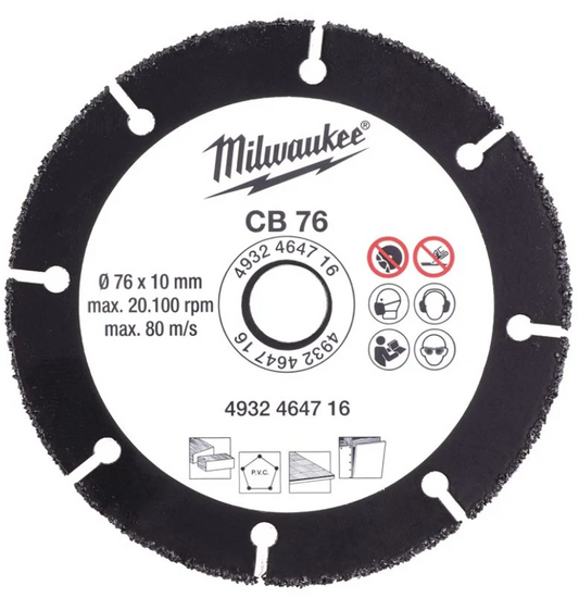 Milwaukee Carbide Blade 76mm 1pc (4932464716)