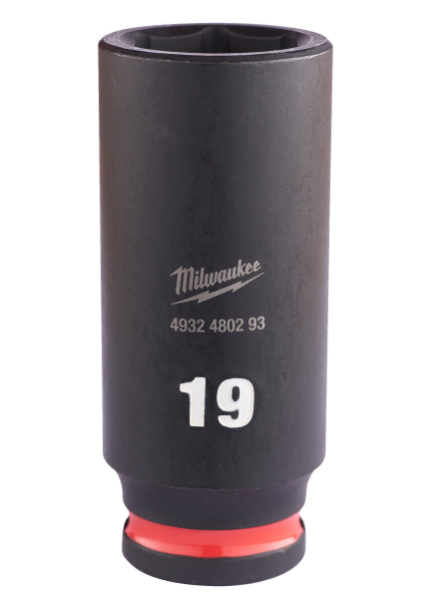 Milwaukee Shockwave 3/8 Impact Duty 19mm Deep Socket 4932480293