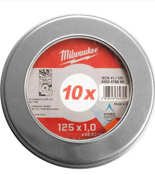 Milwaukee Thin Metal Cutting Discs Pro+ 125mm 10 pack (4932478998)