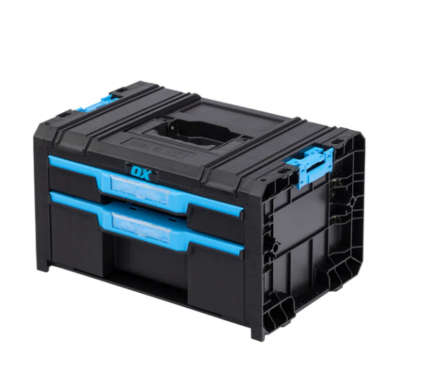 Ox Tools OX-T601802  TOOLTREK Trade Drawer Tool Box - 2 Drawer