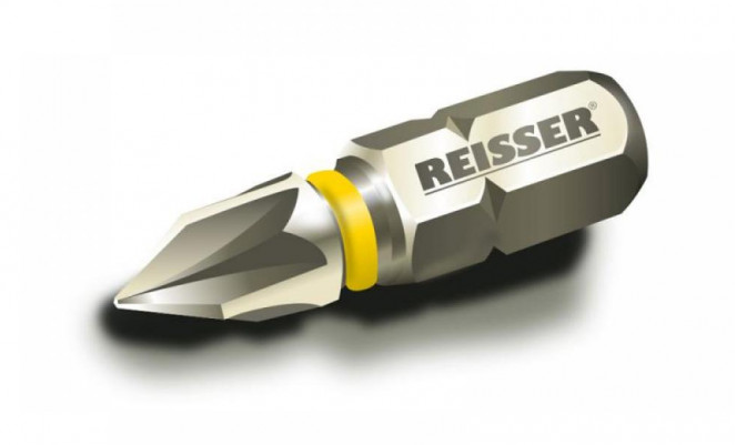 Reisser PZ01W Torsion Screwdriver Bit C6.3 x 25mm - PZ1 - 2 Pack