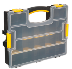 Sealey 
Stackable Parts Storage Case with Removable Compartments