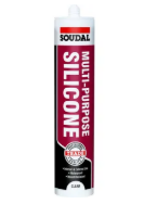 Soudal 121644 Multi Purpose Silicone - Clear