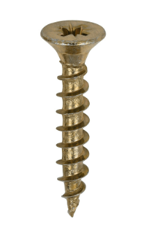 Timco 50030SOLOC Solo Chipboard & Woodscrews PZ Double Countersunk - Yellow (5 x 30mm)