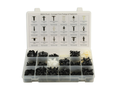 Laser 36024 Ford Assorted Trim Clips - 415 Piece