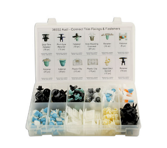 Laser 36032 Audi Assorted Trim Clips - 160 Piece
