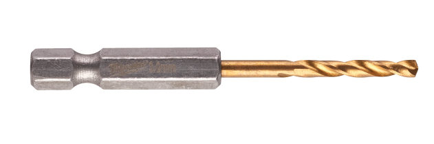 Milwaukee Red Hex Shockwave HSS-TIN Metal Drill Bit 3mm (48894763)
