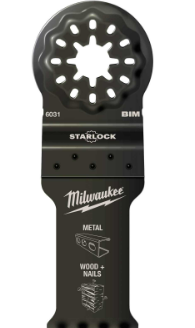 Milwaukee 48906031 Starlock Multi Tool Blade Bi Metal Plunge Cut Long Life Blade