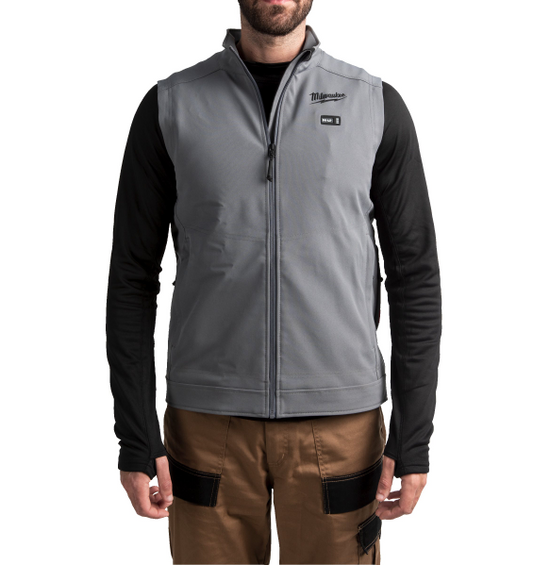 Milwaukee M12HVGREY1-0  M12 Heated Tough Shell Vest Grey (Extra Large) (4932480103)