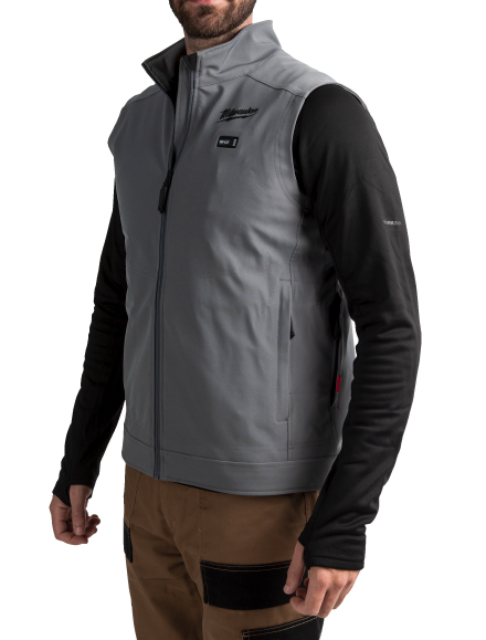 Milwaukee M12HVGREY1-0  M12 Heated Tough Shell Vest Grey (Extra Large) (4932480103)