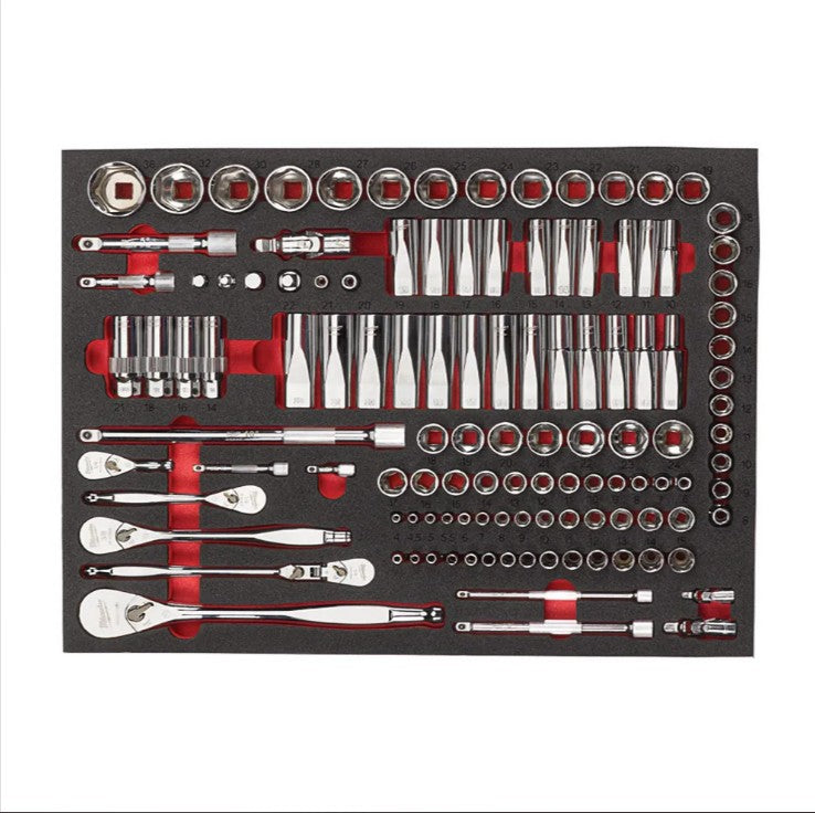 Milwaukee Filled TOOLGUARD™ 30″ / 78 cm 7-Drawer Steel Storage Rolling Cabinet - FREE UK MAINLAND DELIVERY