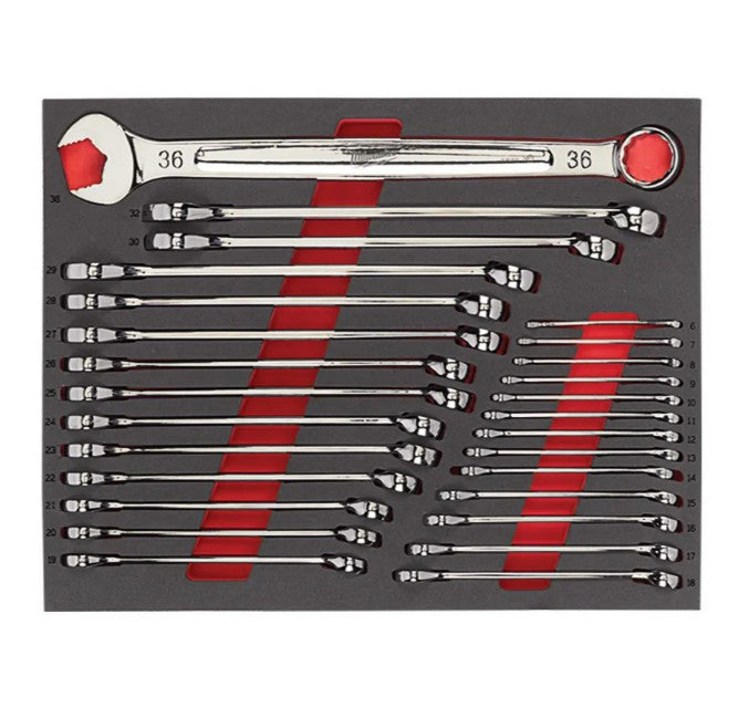 Milwaukee Filled TOOLGUARD™ 30″ / 78 cm 7-Drawer Steel Storage Rolling Cabinet - FREE UK MAINLAND DELIVERY