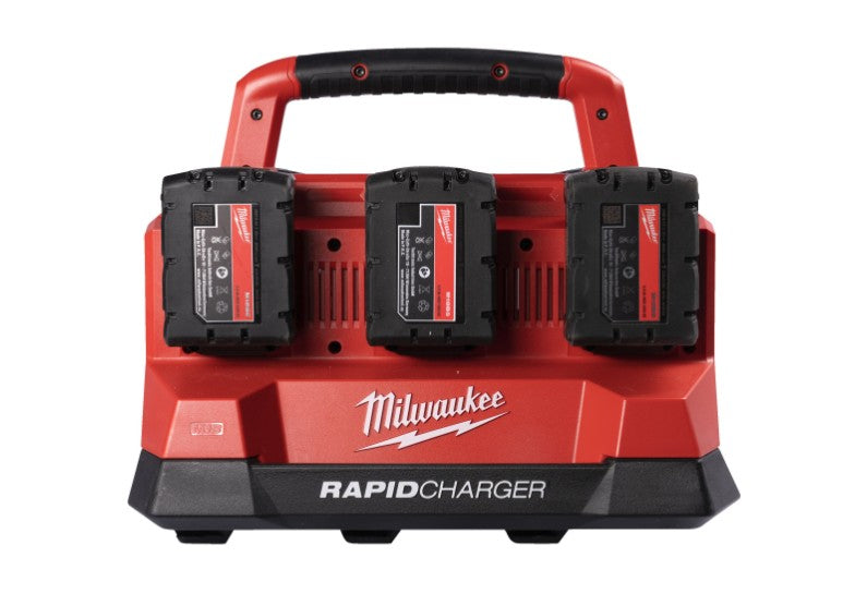 Milwaukee M18PC6 Packout Six Bay Rapid Charger - 6 Bay