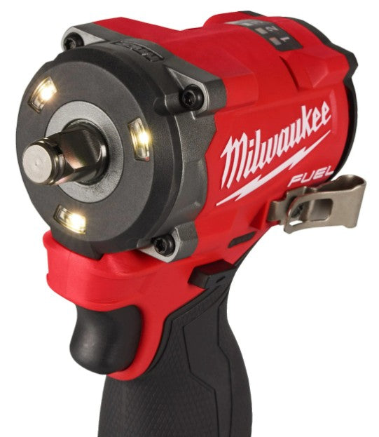Milwaukee M12FCIWF12G3-502 1/2" Compact Impact Wrench Bundle With 2x 5ah Battery & Charger