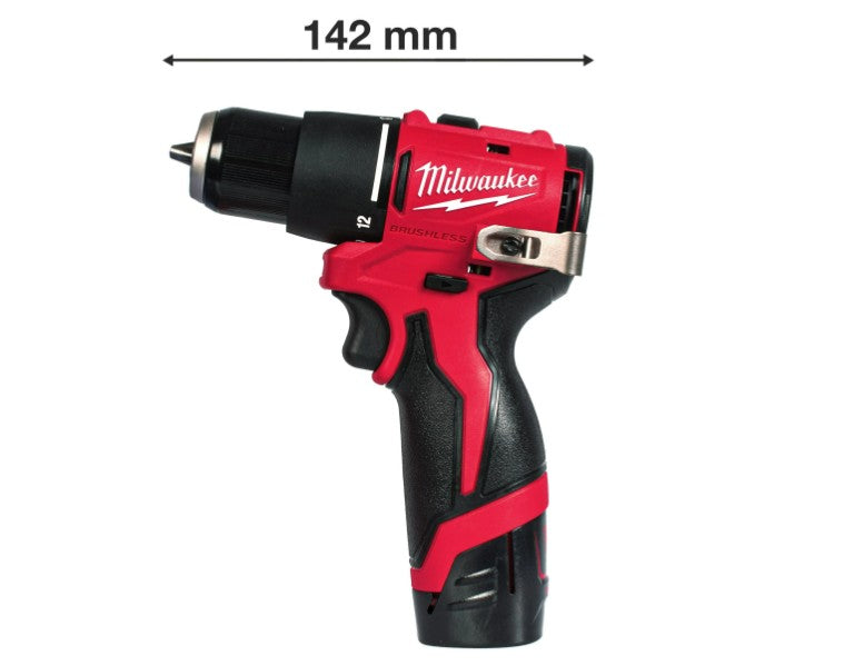 Milwaukee M12 compact brushless percussion drill (NEW GEN) - 4933500423