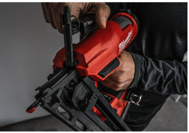 Milwaukee M18FN16GA-0X Fuel 16 GA Angled Finish Nailer 2 Mode - Body & Case
