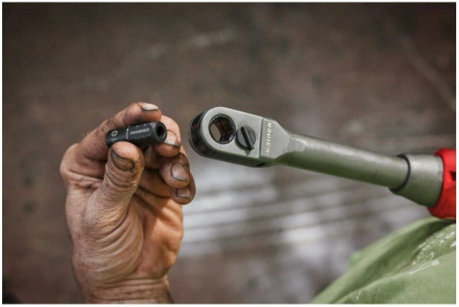 Milwaukee M12 FUEL™ INSIDER™ Pass-Through Ratchet – Body and Sockets Only (M12FPTR-0)