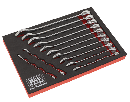 Sealey 
Premier Combination Spanner Set 12pc