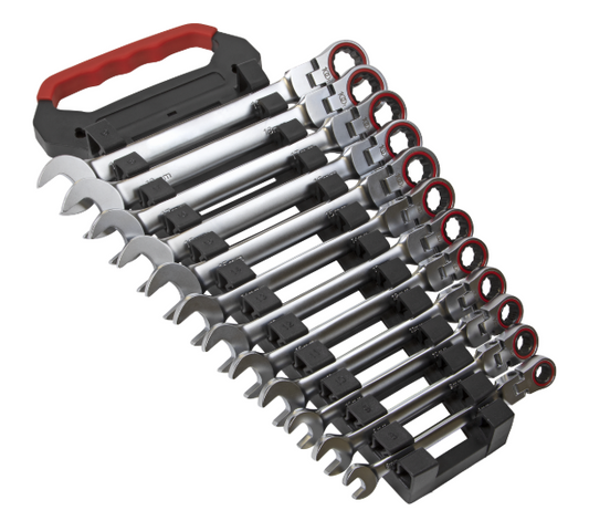 Sealey 
Premier Platinum Reversible Ratchet Combination Spanner Set 12pc