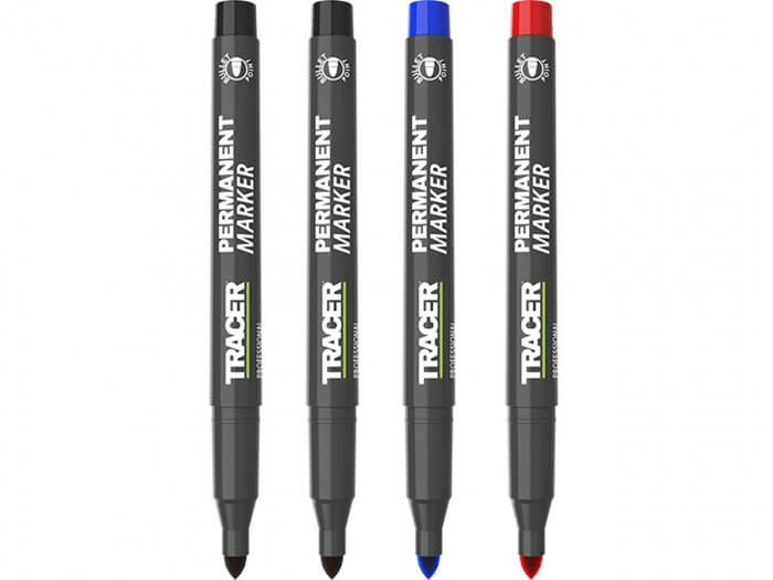 Tracer APMK1 4 Pack of Permanent Construction Markers