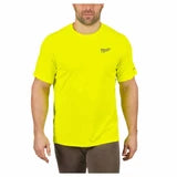 Milwaukee 4932493074 Workskin Warm Weather Short Sleeve T-Shirt Colour, Yellow (Size M)