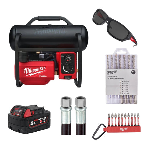 Milwaukee M18FAC-0 Fuel Air Compressor - Body Only Black Friday Bundle