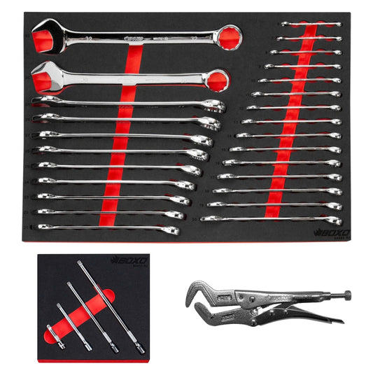 Boxo BX689-R2 Combination Spanner Set – 26 Pieces Black Friday Bundle