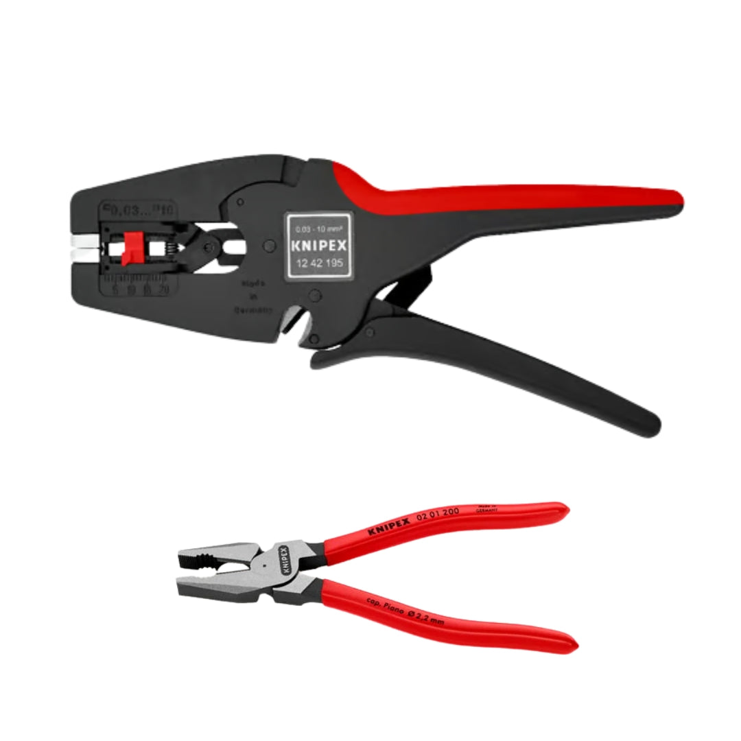 12 42 195 KNIPEX MultiStrip 10 Black Friday Bundle