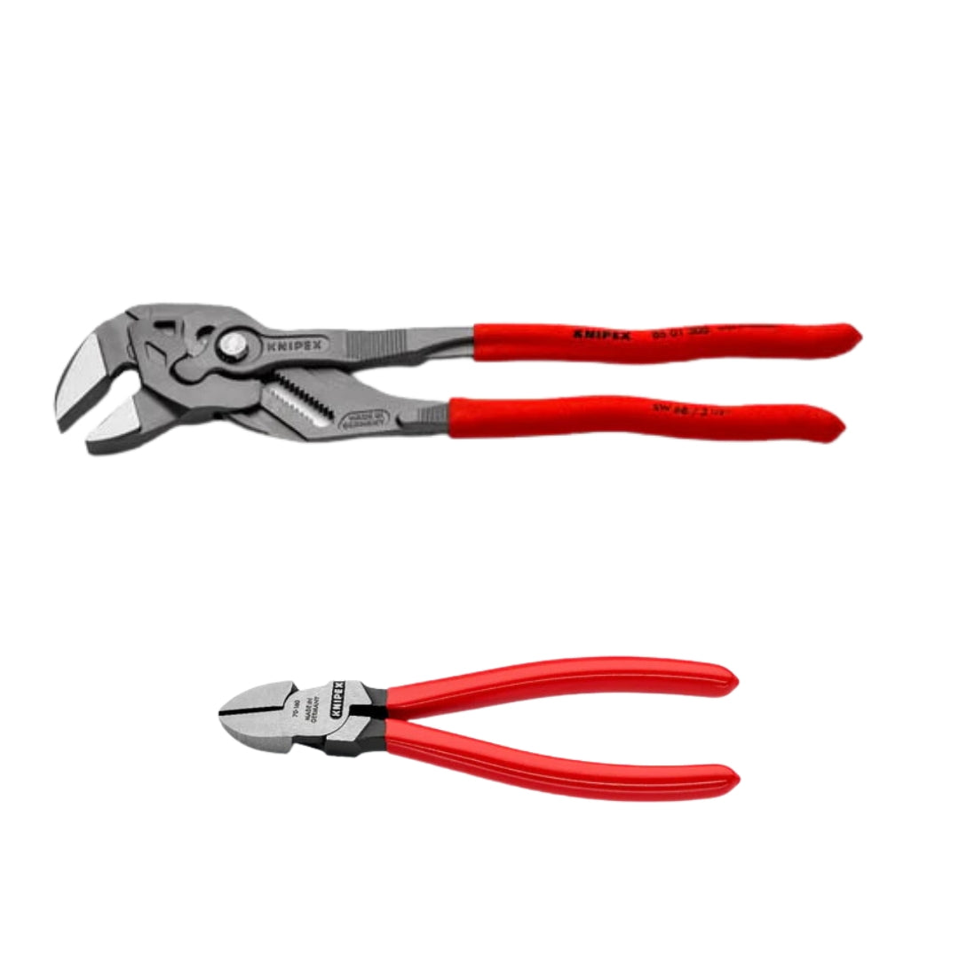 Knipex 86 01 300 Plier Wrench Pliers - 305mm Black Friday Bundle