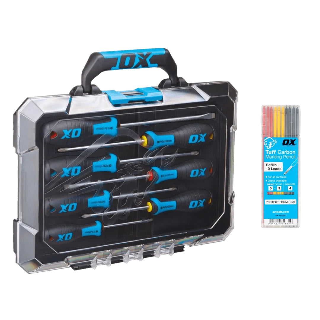 Ox Tools OX-P360207 Pro 7 Piece Screwdriver Set Black Friday Bundle