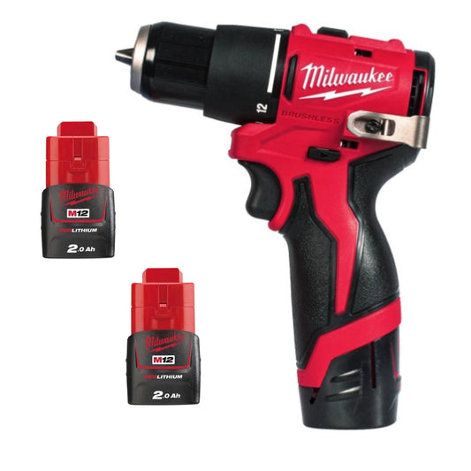 Milwaukee M12 compact brushless percussion drill (NEW GEN) - 4933500423