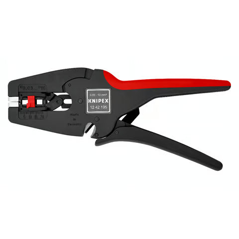 Knipex 12 42 195 MultiStrip 10 Automatic Insulation Stripper 0.03-10mm² - Duplicate