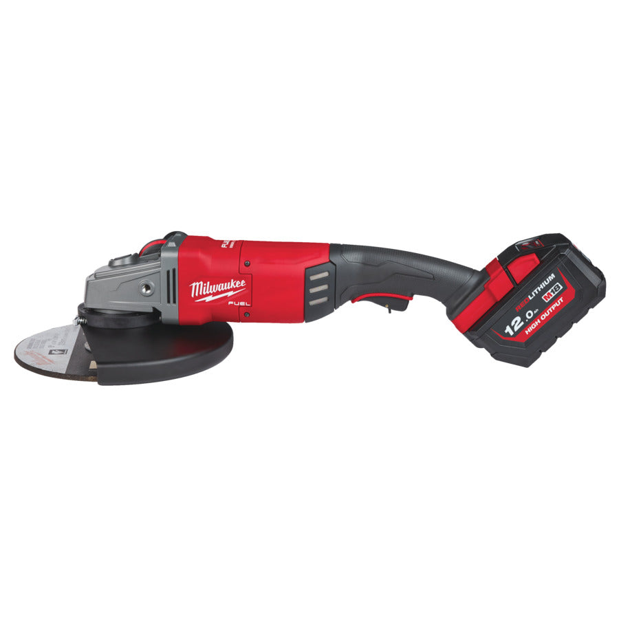 Milwaukee M18FLAG230XPDB-121C 18v Fuel 9" Angle Grinder Kit - With M18FB12 12ah Battery