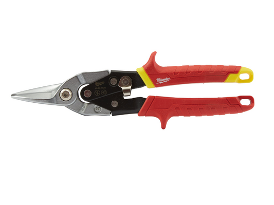 Milwaukee 48224530 Metal Aviation Tin Snips Straight Cut