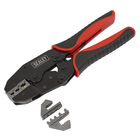 Sealey 
Ratchet Crimping Tool Interchangeable Jaws