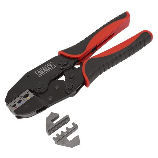 Sealey 
Ratchet Crimping Tool Interchangeable Jaws