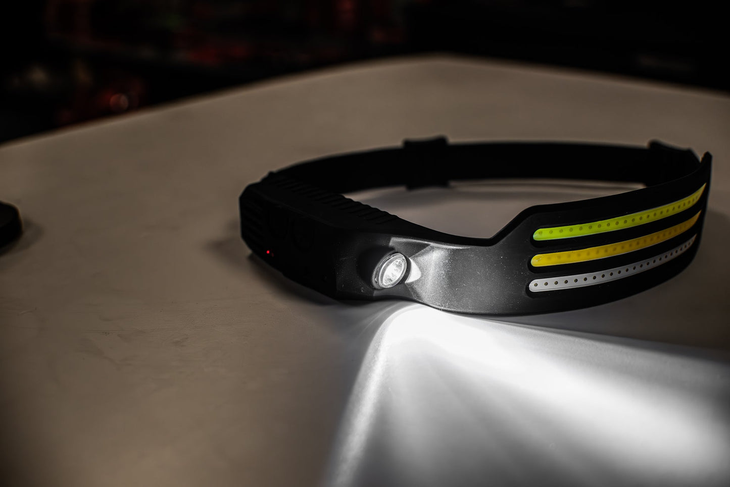 Powerhand Rechargeable LED &amp; COB Headband Light – 660 Lumen with Auto Sensor