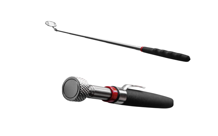 Powerhand SIN-300.0044 Telescopic Magnetic Pick Up Set & Mirror - 2 Piece