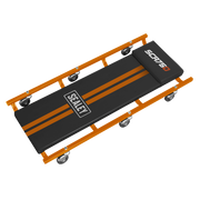 Sealey 
American-Style Deluxe Creeper 36" with Steel Frame & 6 Wheels - Orange