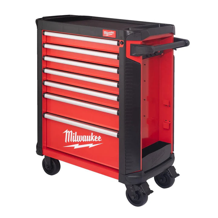 Milwaukee Filled TOOLGUARD™ 30″ / 78 cm 7-Drawer Steel Storage Rolling Cabinet - FREE UK MAINLAND DELIVERY