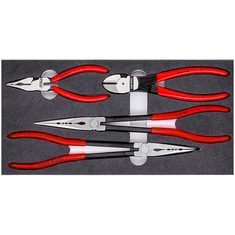 Knipex 00 20 01 V16 Plier Set In Foam - 4 Piece Black Friday Bundle