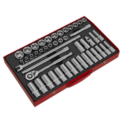 Sealey 
Premier Socket Set 1/2"Sq Drive 46pc