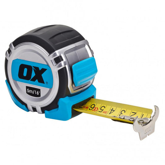 Ox Tools OX-P028705 Pro Heavy Duty Tape Measure 5m