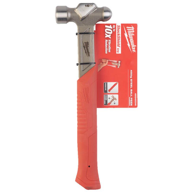 Milwaukee 450g Steel Ball Peen Hammer