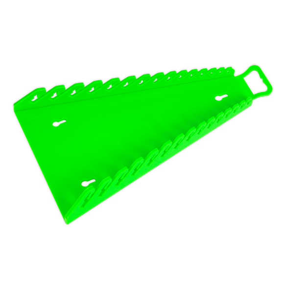Sealey 
Premier Reverse Spanner Rack Capacity 15 Spanners - Hi-Vis Green