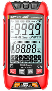 Powerhand SIN-400.3170 Digital Auto Range Multi Meter With NCV - 1000v