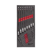 Milwaukee 4932479828 Max Bite Ratchet Spanner Set In Foam