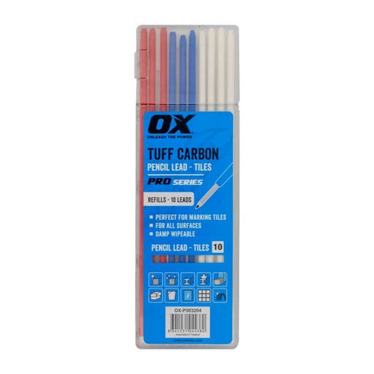 Ox Tools OX-P503204 Tuff Carbon Pencil Leads - Tile