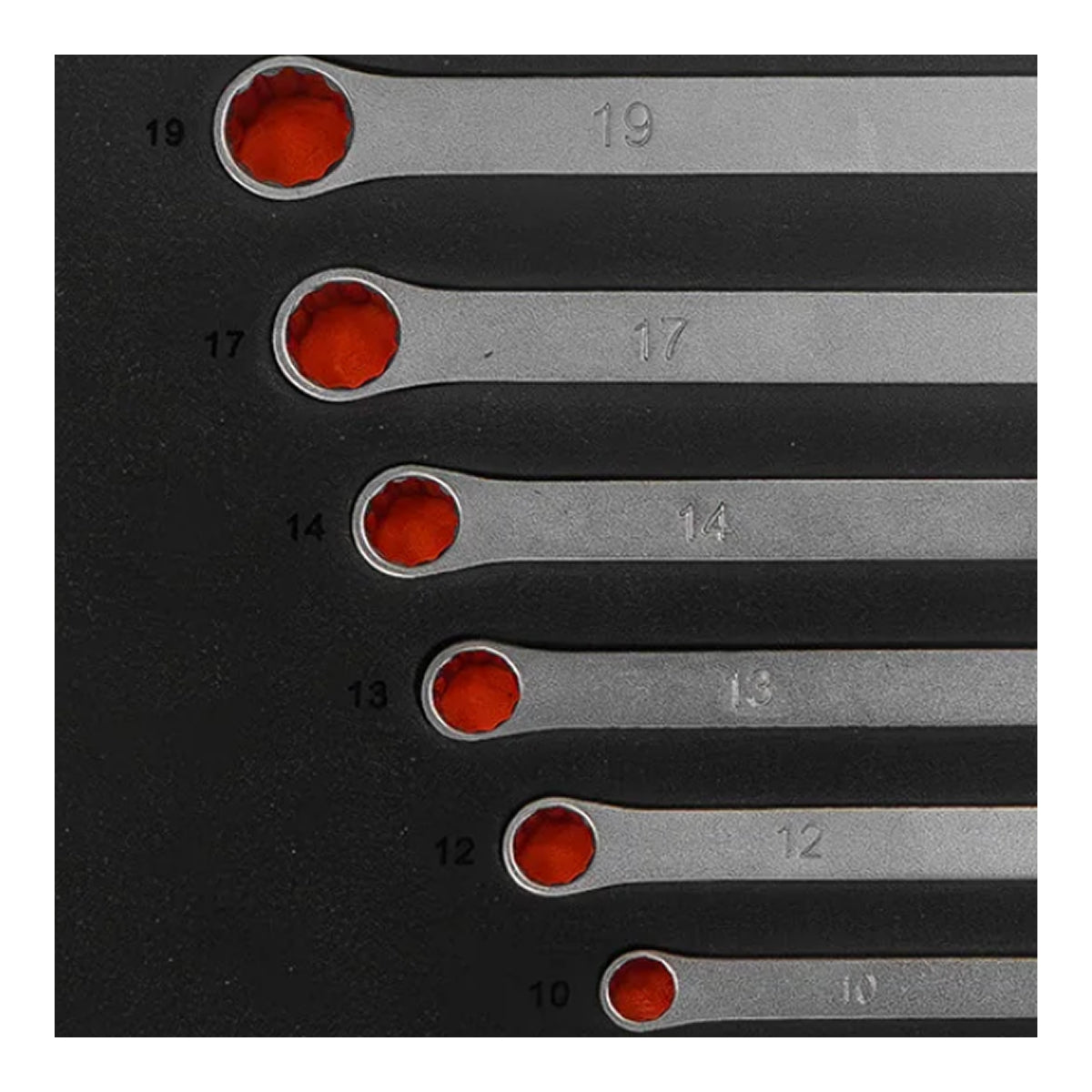 Boxo BX863-R Double Offset Extra Long Flex-Head Reversible Spanner Set 10-19mm 6pc