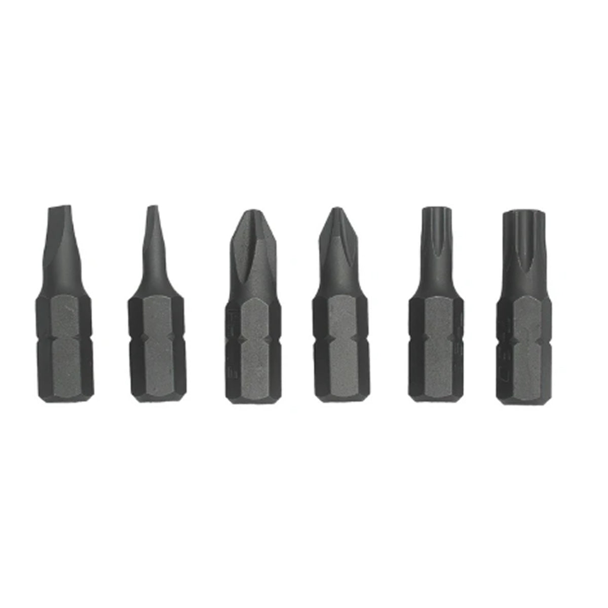 Boxo BR04 6-in-1 Stubby Ratcheting Screwdriver 100mm with 6 Bits